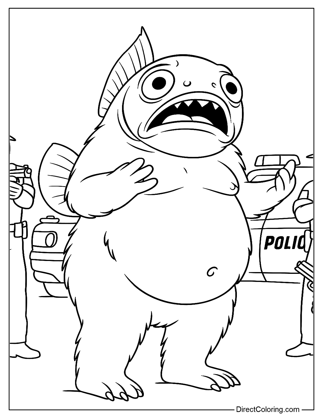 Trippi Troppi Troppa Trippa Coloring Page